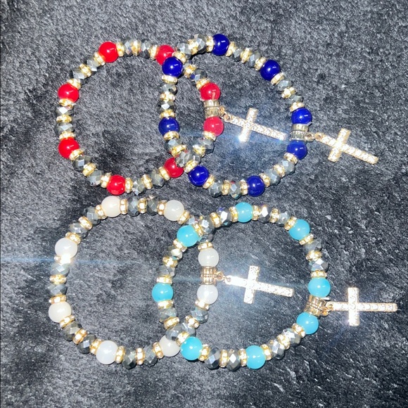 Beaded Cross Bracelets - Picture 7 of 7